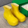 Fashion- Fashion The latest Ankle boots women Designer Round Toes shoes Outdoor Booties womens shoe Thick bottomed Water lady proof