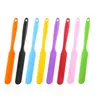 Cake Tools Candy Color Silicone Cream Spatula Jam Honey Mixing Butter Scraper Household Baking Tool 24.2cm WMQ1362