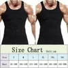 Men's Body Shapers heren slanke shapewear corset vest shirt compressie buik buik buik controle slanke taille ciner ondergoed tank