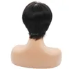 Pixie Cut Short Gerade Brasilianisches menschliches Haar Seitenteil Bob Full Lace Front Perücken mit Babyhaaren für Afrikaner Amerikanisch