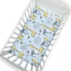 130cm * 70cm 100 % 폴리 에스터 침대 소프트 장착 시트 아기 침대 매트리스 커버는 어린이를위한 인쇄 된 신생아 침구 세트 미니 침대 Y200417