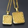 Mens Gold Cuban Link Chain Fashion Hip Hop Jewelry with Full Rhinestone Bling Bling Diamond Dog Iced Out Pendant Necklaces7884159