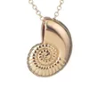 Chaînes or Ariel voix coquille collier spirale tourbillon mer escargot océan plage conque colliers pour femmes cadeaux de fête