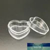 50pcs 4g/4ml Empty Plastic Clear Heart-shaped Cosmetic Jars Face Soft Cream Travel Containers Lotion Bottle Sample Pots Gel Box