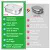 Lunch Container Stainless Steel Bento Food G.a HOMEFAVOR Snack Storage Box For Kid Men 220217