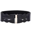 Belts High Quality Vintage Totem Wide Waist Belt For Women Waistband Elastic Buckle Ladies Dress