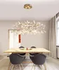 샹들리에 샹들리에 침실 거실을위한 현대 Led 광택 천장 서스펜션 Avize Room Suspended Lamp