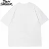 Hip Hop Streetwear T-Shirt Heart Bear Letter Print Tshirt Men Fashion Summer Harajuku Cotton Short Sleeve T Shirt Tops Tees 210716