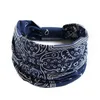 Wide Leaf Flower Printed Women's Headbands Yoga Sport Sweatband Sport Headwraps Hair Bands Hoop Fashion for woman