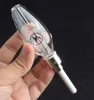 Nektar-Kollektor-Rauch-Kit mit Thread-Quarz-keramischen Titan-Tipps Konzentrat-Stroh-Mini-Glasrohr DAB-Rigg