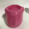 Vaso di fiori in cemento Stampo per testa di Buddha Torta al cioccolato fai da te Accessori per la cottura Strumenti Stampo in silicone per portacandele in resina di argilla 220110