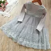 Spring Autumn Long Sleeves Children Girl Dresses Casual School Dress for Girls Fancy Dress Kids Girl Party Wear Clothing 3 8T Q0716