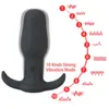 NXY Sex Vibrators Vibrerende Butt Pluggen Dildo Vibrator G-Spot Draadloze Afstandsbediening Anale Plug Stimulator Prostaat Massage Speelgoed voor Man / Woman 1218