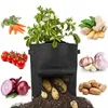 Fioriere Vasi Piante Coltiva Borse Giardino Domestico Vaso Di Patate Serra Verdura Fioritura Borsa Verticale Piantina Contenitore Bonsai