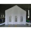 Tenda bianca per eventi gonfiabili all'aperto per matrimoni 6x8x5m in vendita Chiesa gonfiata portatile