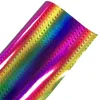 Naklejki samochodowe Naklejki Szkło Rainbow Gradient Pet Handmade DIY Konfigurowalny samoprzylepny Pokrywa Światło odblaskowe Film Holograficzny RRA12038