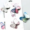 Bokmärke 4PCS / Pack Butterfly Design Magnetisk markör av sida Book Clip Studentskolans kontor Skriverier