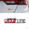 GT Line Emblem Tylna naklejka bagażnika dla Peugeot 206 207 208 2008 3008 4007 4008 5008 RCZ 308 407 Side Waistline Odznaka Akcesoria 9887469