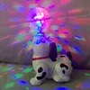 Elektronisk dansande hundvalphundprojektion Disco Lights Music Sound Toddler Toys for Children