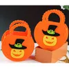 Halloween DIY Portable Candy Bags Present Wrap Pumpkin Bat Ghost Witch Felt Treat Bag Gift Pouches ECO Friendly Goodie Handbags Party Decorations TH0088