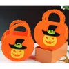 Sacchetti di caramelle di Halloween portatili fai-da-te Presenti Avvolgere Zucca Pipistrello Fantasma Strega Feltro Borsa da regalo Sacchetti regalo ECO Friendly Goodie Borse Decorazioni per feste TR0088