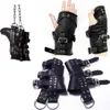 Bondags Especial Hang Tools Conjuntos de Couro Mão Wrister Fêmeos Ankle Suspender Cinto Dispositivo Bondage Restrição Correias BDSM Adult Sex Games Toy 52 1122