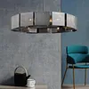 Hanglampen postmoderne minimalistische kunst kroonluchter ontwerp eenvoudig restaurant slaapkamer woonkamer zwarte metalen luxe creatief