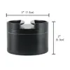Formax420 75mm/3 Inch 4 Layers Black Zinc Alloy Big Herb Grinder Spice Muller Smoking Accessories C0310