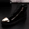 Party Boots High Top Light Flying Wedding Breattable Shoes Sports Elastic Socks Sneakers Men Flat Walking Business Loafers Black Red Blue 506