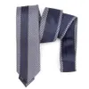 Mens Slipsar Lyxig Slim Slips Stripe Tie För Män Business Bröllop Jacquard Tie Man Klänning Skjorta Mode Bowtie Present Gravata