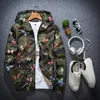 Jackets masculinos de alta qualidade homens primavera de outono casacos masculinos casuais casuais roupas de impressão de borboleta com zíper capa de capa de capa Windbreakermen