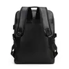 Backpack Men Luxury Male Fashion Retro Travel Bag Water-repellent Multifunctional PU Leather 15.6-inch Laptop USB Charging