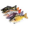 Рыбалка Wobbler LifeLike 6 сегмент Swimbait Crankbait Hard Bait Медленные 10 см 17G ISCA Искусственные приманки Рыболовные снасти Free Free Доставка 222 x2