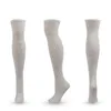 남성 양말 사용자 정의 로고 솔리드 컬러 일반 면화 통기성 긴 무릎 여성 소녀 가을 겨울