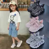 Kinder Sportschuhe Stricken Mesh Atmungsaktive Turnschuhe Walking Laufen Schuhe Für Kinder Jungen Mädchen Komfortable Sommer Neue Schuh G1025