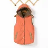 女性のベストヴィアンル冬のコートウールカジュアルノースリーブウォームカシミアベストファッション厚い綿女性フード付きウエストコートジャケットStra22