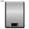 Grande escala de cozinha eletrônica de aço inoxidável 5KG 10KG 1G Slim Baking Scales 210728