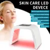 Lager i USA PDT LED 7 Färg Ljusbehandling Maskinfoton LED Ansiktsmask för hudföryngring Acne Removal Phototerapy Lamp Hone användning