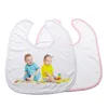 Dye sublimation transfer single side bibs Kitchen Tools polyester and one-side cotton baby bib saliva towel CCD13548