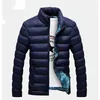 Winter Jassen Parka Mannen Herfst Winter Warm Uitloper Merk Slanke Heren Jassen Casual Windjack Gewatteerde Jassen Mannen M-6XL 201023