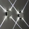 Modern säng 4W LED vägglampor inomhus trädgårdsljus vardagsrum ljusgång bakgrund trappor sconce
