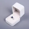 Fashion Square Samt Schmuck Box Ring Halter Geschenk Verpackung Ehe Lagerung Organizer Schatulle Ohrring Display Ständer Hochzeit Großhandel