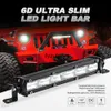 6D LENS LED LIGHT BAR 7 INCH CAMPING FÖR TRAKTOR TRUCK AV ROAD 4WD 4X4 ATV UTV UAZ Flood Work 12V 24V