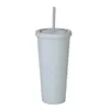 DHL 22oz tumblers ماتي الملونة الاكريليك الملونة مع الأغطية والقفز جدار مزدوج الجدار البلاستيك القابلة للاستردام كوب tumblers sxa14