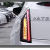 Автомобили хвостовой свет для Cadillac ATS-L ATS L Taillights LED DRL-ходовые огни Би-ксеноновые луча противотуманные фонари ангел глаз Автозапчасти