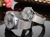 Brand Watches Women Men Unisex Silver Steel Metal Metal Band kwarcowy zegarek C01