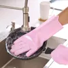 Rękawice jednorodne silikonowe do mycia zmywarki do mycia z gąbki do prania kuchnia Łazienka samochodowa