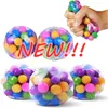 US Stock Color Sensory Toy Office Stress Ball Pressure Ball Stress Reliever Toy(2ml)decompression Fidget Toy Stress Relief Gift DHL