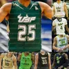 Maglie da basket personalizzate South Florida USF 0 David Collins 2 Ezacuras Dawson III 3 Laquincy Rideau