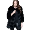 Zadorin Luxury Long Faux Fur Coat Kvinnor Tjock Varm Vinterrock Plus Storlek Fluffy Faux Fur Jacka Coats Abrigo Piel Mujer 211018